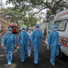 Los últimos datos emitidos por el Ministerio de Salud indio elevan el total de fallecidos a los 201.187