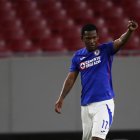 Bryan Angulo celebra uno de sus goles frente al Toronto FC en la Concachampions.