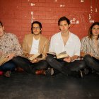 El rodaje participaron amigos y familiares de los músicos