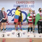 Tricampeona. Dajomes barrió con las medallas en los 76 kilogramos: oro en arranque (115 kilos), envión (135 kg) y total (250 kg).