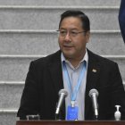 El presidente de Bolivia, Luis Arce, dice que esta lermite las adopciones con más agildiad. EFE/Stringer/Archivo