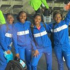 Anahí Suárez, Ángela Tenorio, Virginia Villalba y Marizol Landázuri celebran emocionadas el paso a la final.