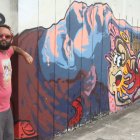 EN TIEMPO DE PANDEMIA PINTAR MURALES A ESO SE DEDICAN LOS ARTISTAS DE LA CALLE 29 DE ABRIL  DEL 2021 GUAYAQUIL-ECUADOR