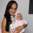 Con su hija María José.