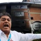 Este huesped de un hotel se quejó del ataque brutal de manifestantes.