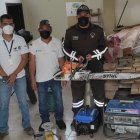 Madera y herramientas para cortarla en las zonas de reserva forestales han incautado personal de Ambiente y la Policía.