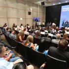 Proyecto. En mayo de 2019, Moreno presentó a empresarios el proyecto de inversión del Tren playero, que no prosperó.