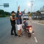 Los controles policiales no han cesado durante este régimen especial, que busca bajar la cifra de contagios de Covid-19.