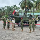 Entrega de las lanchas para posterior custodio del Río Napo.