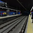 La obra civil del metro empezó a entregarse la semana pasada. Son quince estaciones en total