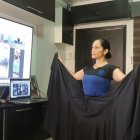 Scarlett Pazmiño llega a los niños del programa "Semilleros" con danza folclórica.