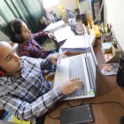 Los estudiantes de los colegios particulares reciben clases a través de las plataformas virtuales que tiene cada unidad educativa.