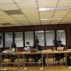 Diligencia. En la Corte Nacional se desarrolló la audiencia de vinculación de cinco sospechosos al caso de delincuencia organizada.