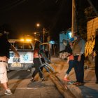 Imagen de un operativos de control nocturno del toque de queda del sábado 15 de mayo en Guayaquil