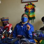 El excandidato presidencial brindó hoy una rueda de prensa en Cuenca.