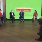 El mandatario hizo la presentación en Guayaquil. Mañana continuará con sus actividades en Quito.