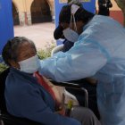 Ayer hubo vacunación en la ciudad de Quito.