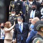 Acto. El presidente electo Guillermo Lasso asistió este lunes al tedeum en la catedral Metropolitana de Quito.