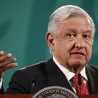 El presidente mexicano, Andrés Manuel López Obrador, participa en su rueda de prensa matutina en Palacio Nacional, en Ciudad de México.