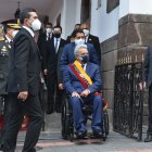 Salida. Lenín Moreno sale de Carondelet por última vez y se dirige a la investidura de Guillermo Lasso