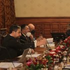 Seguridad. En Carondelet los titulares de las funciones del Estado se reunieron con el presidente Guillermo Lasso