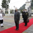 Cargo. El almirante Fernando Donoso asumió sus funciones en el Ministerio de Defensa.