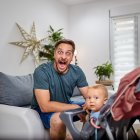 Ser padre por primera vez puede ser un desafío que también viene cargado de alegrías.