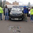 En lo que va del año, la Policía Nacional ha desarticulado a dos ‘megabandas’ de robacarros. Diecisiete personas fueron detenidas en los operativos.