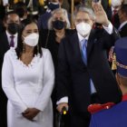 Posturas. Llori y Lasso se mostraron abiertos a trabajar juntos en sus discursos del 24 de mayo pasado.