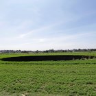 Vista de un enorme socavón, en la zona de cultivo la loma, del municipio de Juan C. Bonilla estado de Puebla (México).