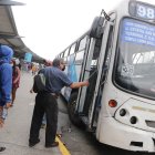 Hecho. Desde la tarde del miércoles 2 de junio rodaban al menos 100 buses.