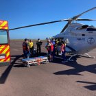 El helicóptero HN411 ha participado en la mayor cantidad de evacuaciones aeromédicas.