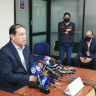 Santiago Guarderas dijo en rueda de prensa que Yunda todavía el alcalde de la capital en funciones.