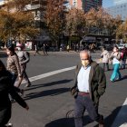 Chile Es uno de los países que registra mayor población vacunada. EFE Alberto Valdes