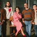 Los chicos de Morat junto a Danna Paola.