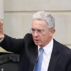 el expresidente de Colombia mostró su postura contra las protestas.