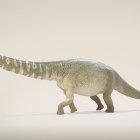 Una simulación digital del dinosaurio más grande que habitó la Tierra.