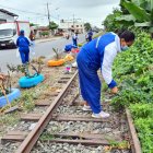Vecinos y la Policía se juntaron para cambiarle la cara a la vía principal de la ciudadela Las Margaritas 1.