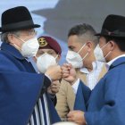 Reacción. En la Conaie no están conformes con la cantidad de bastones de mando entregados a Lasso.