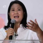 La candidata se aferra a una remota posibilidad de ganarle a Castillo.