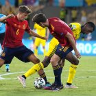 España llegó  hasta la zona de finalización, pero no fue capaz de romper el cero