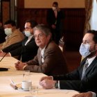 La Reunión se dio a puertas cerradas en el Palacio de Carondelet.