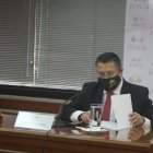 Anuncio. El presidente de la Corte, Iván Saquicela, habló de las denuncias de corrupción contra jueces.