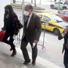 Asistencia. Marcelo Ron, uno de los defensores del contralor Pablo Celi, acudió este miércoles a la Corte.