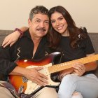 Gustavo Pacheco e hija.