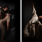 Grupo de artistas de la Escuela de Ballet de la entidad, dirigida por Jorge Parra Landázuri.