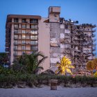 55 de los 136 apartamentos del edificio Champlain Towers se vinieron abajo.