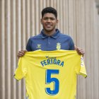 Erick Ferigra, refuerzo ecuatoriano de Las Palmas de la segunda división española.