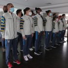 Siete de los 46 ecuatorianos clasificados a Tokio participaron en el abanderamiento. El resto de tricolores se encuentra en campamentos de entrenamiento en el exterior.