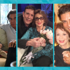 Delia Fiallo junto a El Puma, Carlos Mata y Osvaldo Ríos.